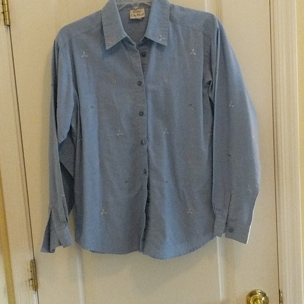 Koret City Blues blue med long sleeved shirt